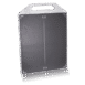 Rectangular black panel with a white handle, featuring a vertical center line and corner markers labeled “PAG.” Provide your feedback on BizChat