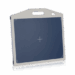 Rectangular black panel with a light gray frame and a built-in handle at the top.