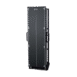 Angled view of a vertical X-ray film holder with black front panel, side handles, and adjustable frame for upright radiographic imaging