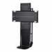 Vertical X-ray cassette holder with horizontal panel attachment for crosswise positioning
