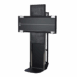 Vertical X-ray cassette holder with horizontal panel attachment for crosswise positioning