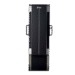 Front view of a wall-mounted X-ray film holder with black panel, white alignment line, and dual side handles for adjustment