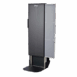 Vertical X-ray cassette holder with protective cover and side panel