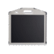 Rectangular black panel with a light gray frame and a built-in handle at the top.