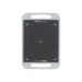 White protective case with handles and a black panel featuring a crosshair design