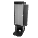 Vertical X-ray cassette holder with adjustable panel and base