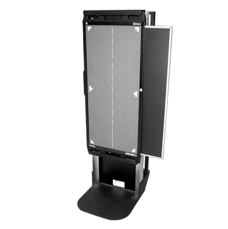 3-4 Vertical X-ray cassette holder with adjustable panel and base