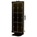 Angled view of a tall cart with a vertical panel featuring a grid pattern