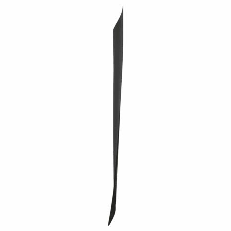 3-LB1417-PROFILE Slim black profile view of a flat panel detector holder