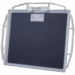 Carbon fiber X-ray grid in a white protective frame with multiple handles and a PAG label on the back