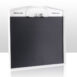 Front angled view of a black textured panel with a white frame, integrated handle, and “Reina Imaging” branding.