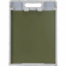 Rear view of a flat rectangular panel with integrated handle and locking mechanism, designed for mounting on equipment