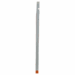 Side profile view of a thin gray imaging panel with a light gray frame and orange end caps.