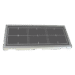 Rectangular black panel with white grid and alignment markers inside a gray frame