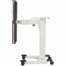 Side view of mobile X-ray panel stand with detector in vertical position