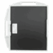 Rear view of a carbon fiber X-ray grid in a white protective frame with multiple handles and a PAG label