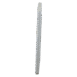 Side profile view of a slim white panel with smooth edges.
