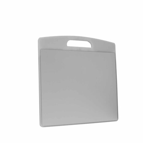 BI55G_HERO_BACK_1-scaled-1 Gray flat panel with integrated handle, shown from the back