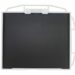 Black carbon-fiber imaging panel with a white frame and multiple side handles shown at an angle.
