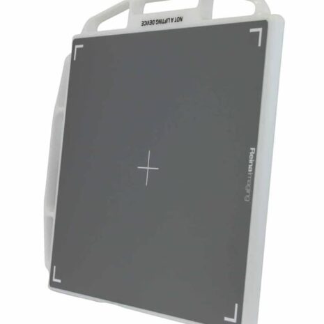 PBHNG14_HERO-scaled-e1637611235184-1 Gray imaging panel with a white frame, alignment markers, and multiple side handles labeled “Not a lifting device.”