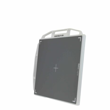 PBHNG14_HERO-scaled-e1637611235184 Gray imaging panel with a white frame, alignment markers, and multiple side handles labeled “Not a lifting device.”