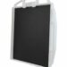 Black carbon-fiber imaging panel with a white frame and multiple side handles shown at an angle.