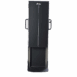 Front view of a vertical X-ray cassette holder with side handles and base