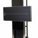 Vertical X-ray cassette holder with a horizontal panel attachment and base