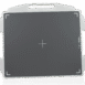 Gray imaging panel with a white frame, alignment markers at the corners, and three built-in handles.