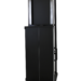 Tall black rectangular panel with a vertical center line and side handles, mounted on a metallic frame with a flat base, shown at a slight angle.
