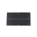 Black rectangular panel with white alignment markers and a center guide line