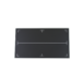 Black rectangular panel with white alignment markers and a center guide line