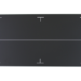 Black rectangular panel with white alignment markers and a center guide line