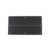 Black rectangular panel with white alignment markers and a center guide line