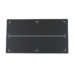 Black rectangular panel with white alignment markers and a center guide line