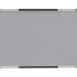 Rectangular gray panel with a thin black and metallic frame, angled view.