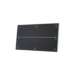 Black rectangular panel with white alignment markers and a center guide line