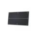 Black rectangular panel with white alignment markers and a center guide line