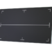Black rectangular panel with white alignment markers and a center guide line