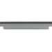 Low-profile gray panel viewed from the side with a flat, rectangular shape