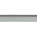 Low-profile gray panel viewed from the side with a flat, rectangular shape